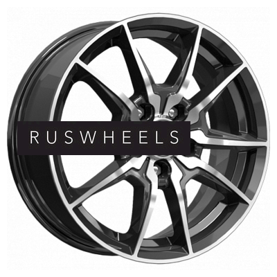 Диски КИК 6,5x16/5x112 ET38 D66,6 Адамар (КС886) Алмаз черный