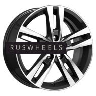 Диски K&K 6,5x16/5x100 ET38 D67,1 Rassvet (КС868) Алмаз черный SK