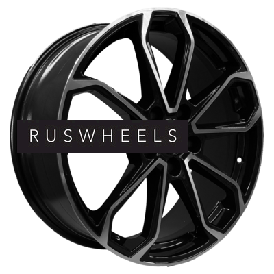 Диски Khomen Wheels 7x18/5x114,3 ET37 D66,6 KHW1816 (Jolion) Black-FP