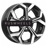 Диски КИК 6,5x16/5x108 ET50 D63,35 КС878 Алмаз черный