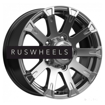 Диски КИК 7x16/5x139,7 ET35 D95,3 Байкал (КС601) Дарк платинум