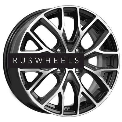 Диски КИК 6x16/4x114,3 ET40 D67,1 Лилиом (КС891) Алмаз черный