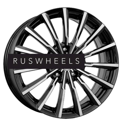 Диски КИК 5,5x14/4x100 ET46 D54,1 Акцент-оригинал (КС641) Алмаз черный