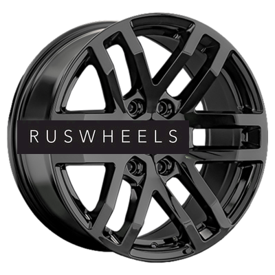 Диски LS 9x20/6x139,7 ET25 D100,1 1279 BK (конус, Колпак+лого)