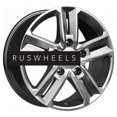 Диски КИК 8x18/5x114,3 ET45 D67,1 Backfire (КС763M) Дарк платинум