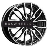 Диски iFree 5,5x14/4x114,3 ET40 D67,1 Флайт (КС676М) Блэк Джек