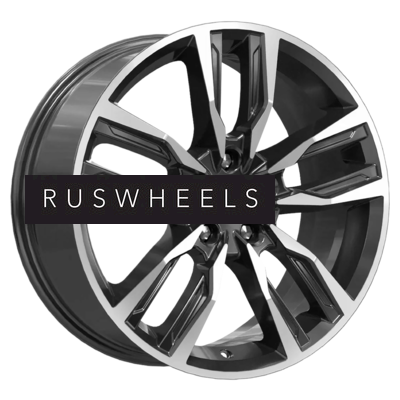 Диски КИК 8x18/5x114,3 ET30 D67,1 Борэй (КС901) Алмаз черный