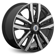 Диски КиК 8,0\R18 5*150 ET56 d110.1 Алмаз черный Диски КиК 8,0\R18 5*150 ET56 d110.1 Алмаз черный