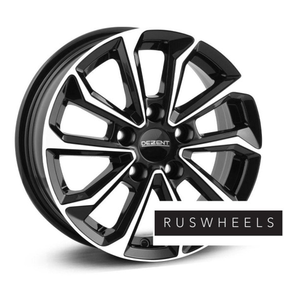 Диски Dezent R17 / 7J PCD 5x108 ЕТ 50 ЦО 63.4 KS black polished Диски Dezent R17 / 7J PCD 5x108 ЕТ 50 ЦО 63.4 KS black polished
