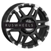 Диски LS 7x16/6x139,7 ET46 D67,1 212 BKF (Колпак+лого)