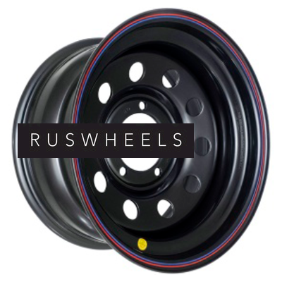Диски Off-Road Wheels 8x15/5x139,7 ET-24 D110 УАЗ с бедлоком (оранжевый) Черный